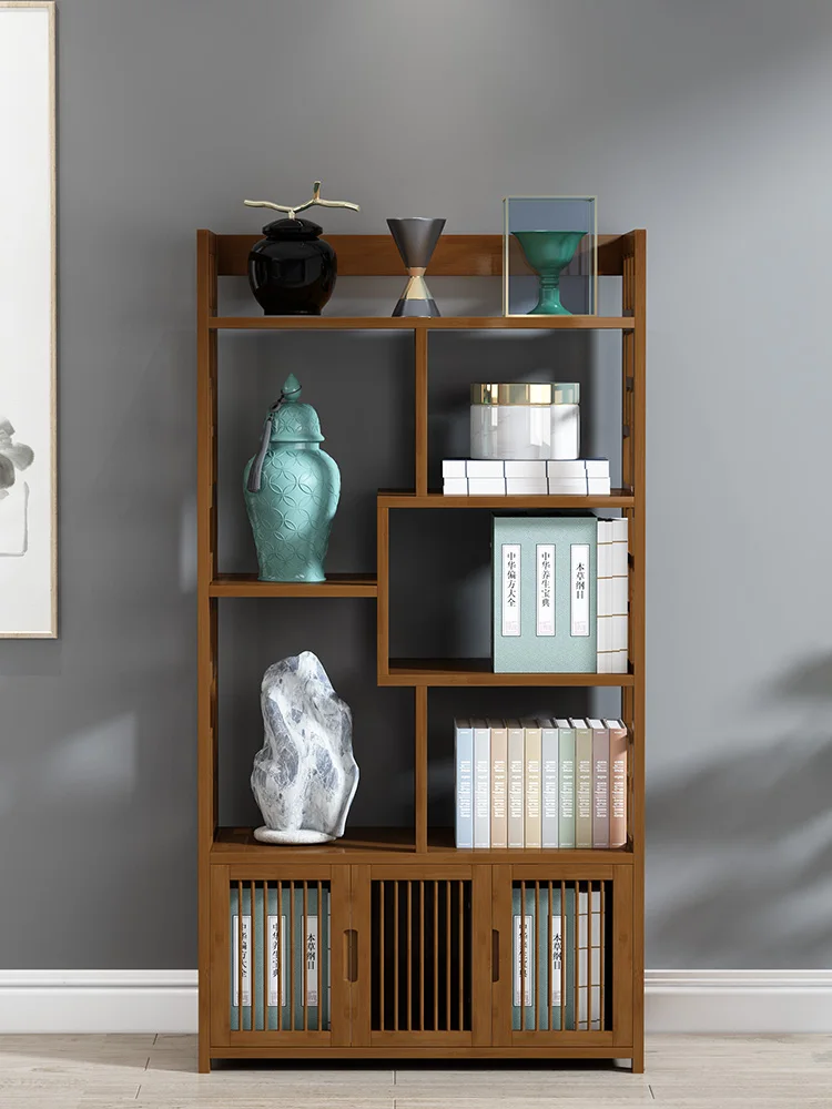 Книжная полка для хранения в гостиной Простой декоративный стеллаж офисный