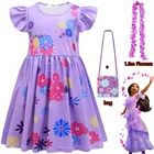 Женское платье для косплея, с цветочными оборками, на Хэллоуин