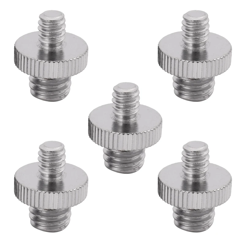 

HOT 5 Pieces Metal Threaded Screw Adapter Tripod Screw Converter For DSLR Camera,Tripod,Monopod,Shoulder Rig,Light Stand,Camera
