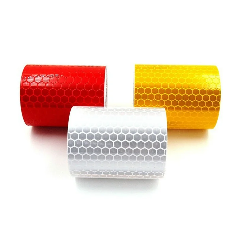 

100cmx5cm/roll Car Reflective Tape Stickers Night Warning Reflective Tape for Bicycle Passers Safety Protection Glow Tape
