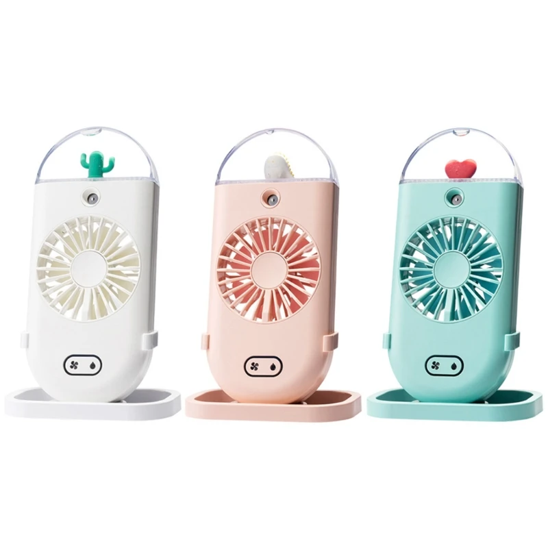 

Mini portable Fan, Personal Cooling Fan with USB Rechargeable Table Fan for Kids Women Girls for Travel New Dropship