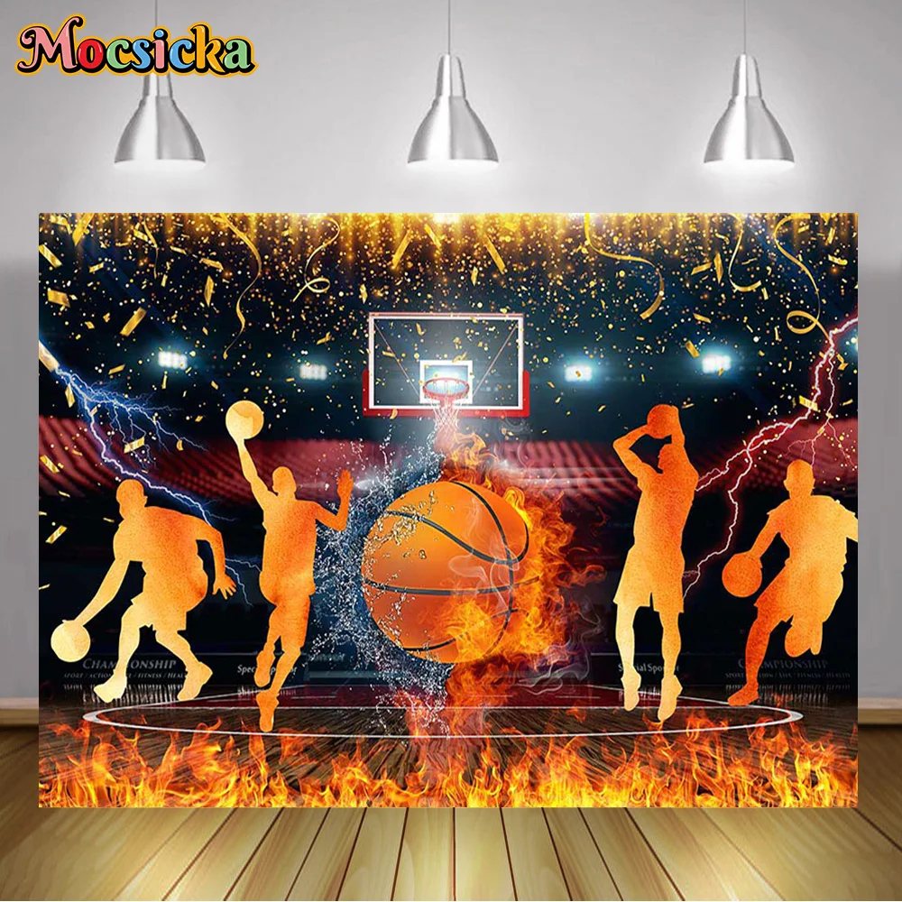 

Mocsicka кампус баскетбольная кожа горячая кровь Баскетбол атлетические фоны украшение для вечеринки портрет Фотостудия