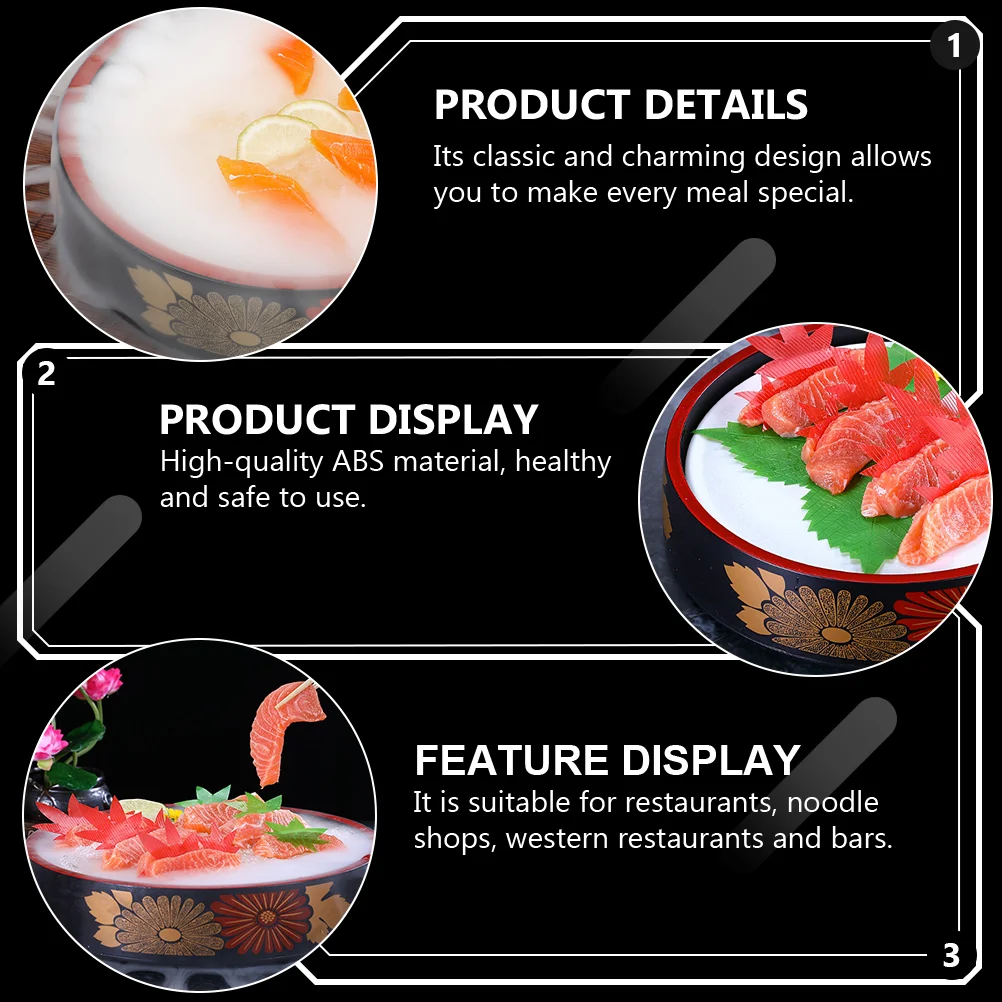

Sushi Serving Plate Tray Japanese Plates Sashimi Ice Dish Platter Bowl Rice Boat Wood Dishes Wooden Display Appetizer Dry Dip