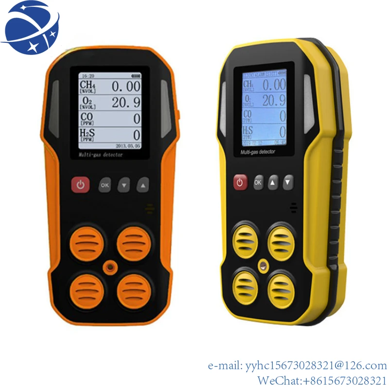 

Yun Yi Customized Pumping Multi Gas Detector Meter Instruments NO2 CO2 O2 H2S Portable Ammonia Oxygen Analyzer Matter