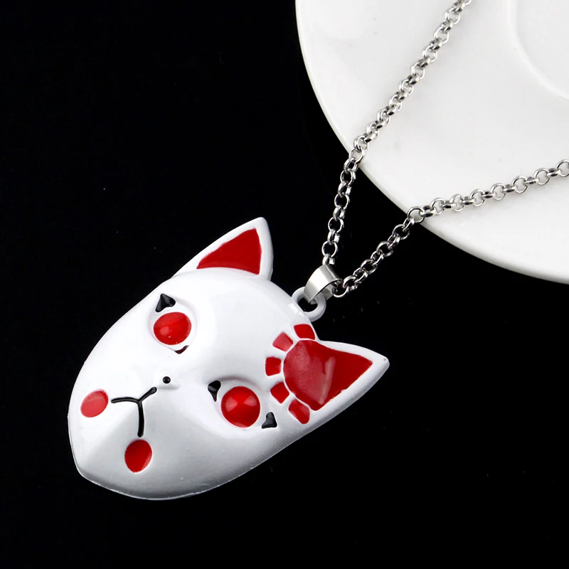Модное Аниме-колье Для Косплея Kimetsu No Yaiba Blade Ghost Design Tanjirou Sabito Makomo Flower Fox Motif Унисекс