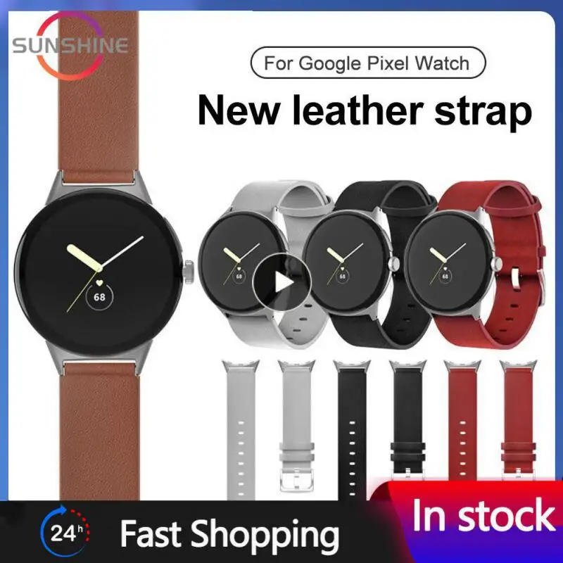 

Soft Matte Leather Watch Band Leather Watchband Band Strap Anti-slip And Anti-perspiration Replacement Watchbelts Leather Strap