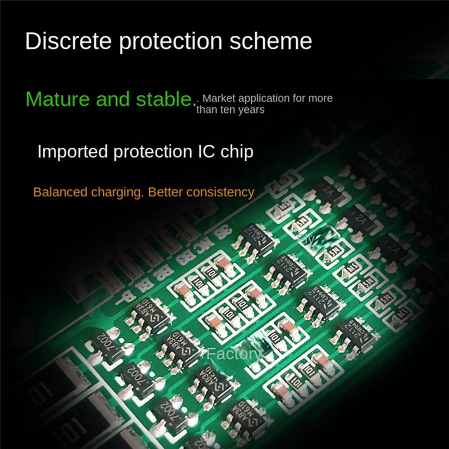 Управляемая плата защиты аккумулятора 12 В LiFePO4 со сбалансированной зарядкой