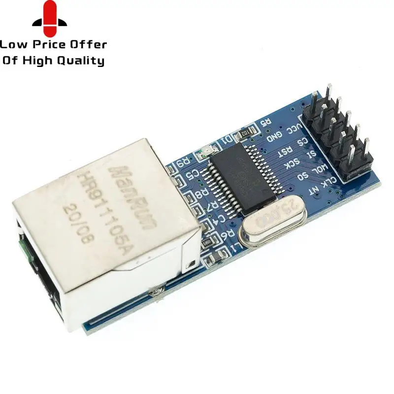 10 шт. Mini ENC28J60 Ethernet Shield/Ethernet Shield для Nano SPI интерфейса сетевой модуль локальной сети