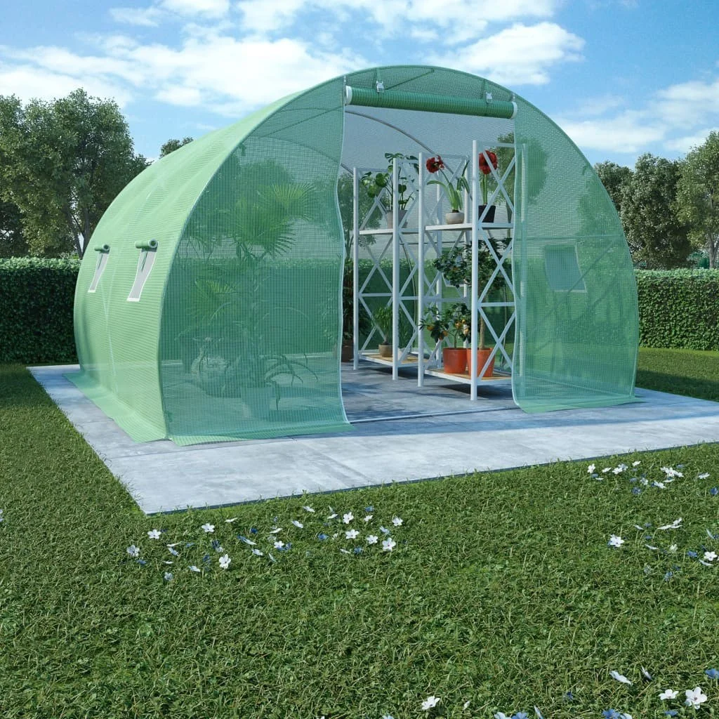 

Greenhouse with Steel Foundation 96.9 ft² 118.1"x118.1"x78.7"