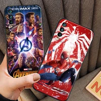 marvel us logo phone cases for xiaomi redmi 7 7a 9 9a 9t 8a 8 2021 7 8 pro note 8 9 note 9t cases funda back cover coque