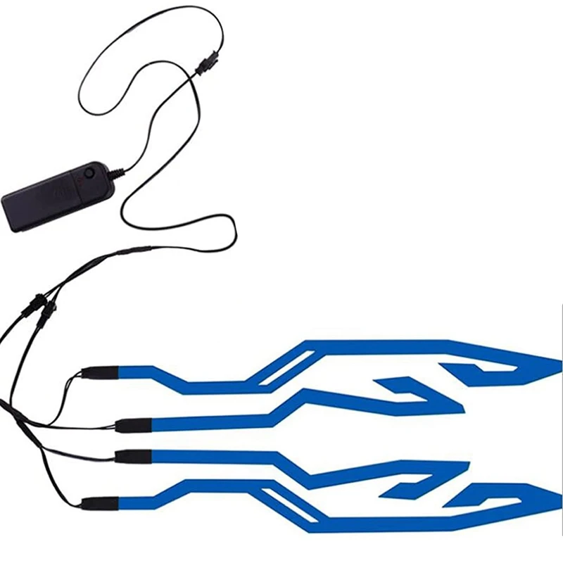 

Светильник вая полоса для мотоциклетного шлема, световая наклейка для шлема с ночным сигналом езды, светодиодная световая полоса для шлема ...
