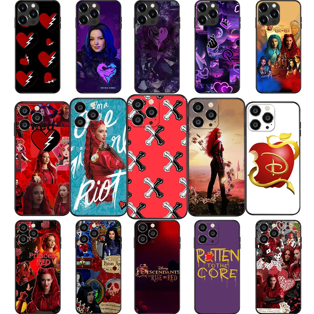 IQ-31 MINISO D-Descendants Мягкий чехол для OPPO F17 Reno F11 A73 F7 F9 Find X3 2 4 4F A94 F19 5 5F Pro Lite