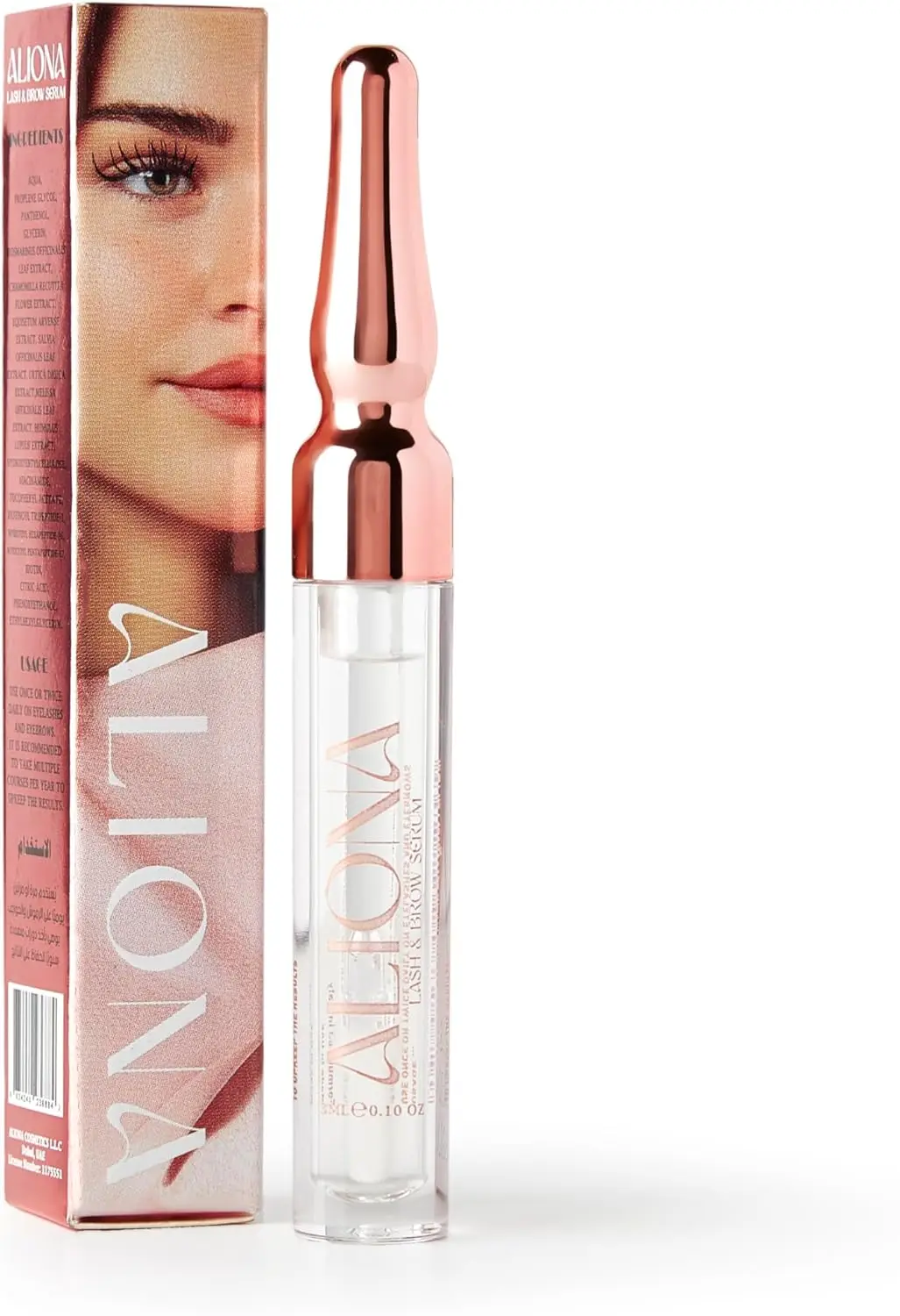 Фото Сыворотка Aliona Lash & Brow — усовершенствованная формула для длинших, густых ресниц и полных бровей, питает фолликулы, укрепляет слабые волосы №3