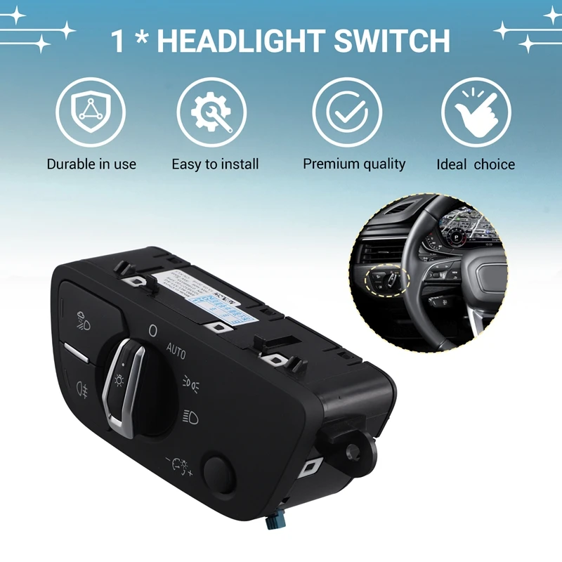 Car Front Headlight Switch Adjuster For A4 B9 2020 4M0941531AG 4M0941531 AG