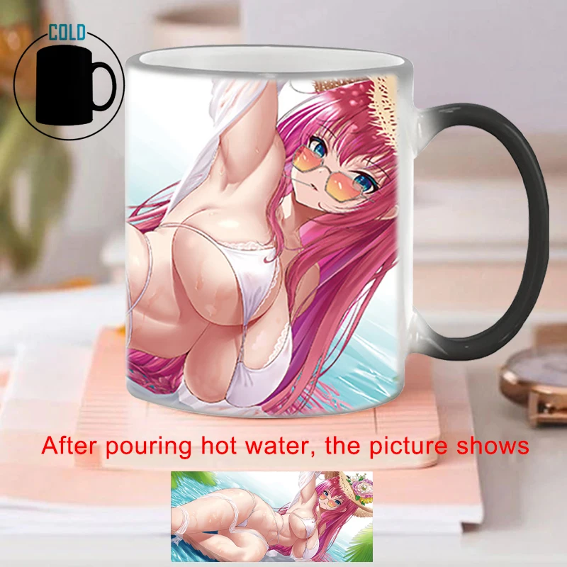 

Sexy Funny Mugs Heat Sensitive Magic Mug BSKT-007 Personalized Gifts Funny Coffee Cups Anime Cup Color Change Mugs Drinkware Bar