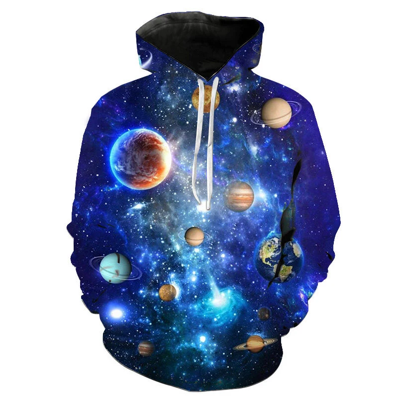 

Winter New Galaxy Hoodies Men Women Universe Space Sweatshirts Cool Planet 3d Print Hoodie Streetwear Pullover Mens Clothing