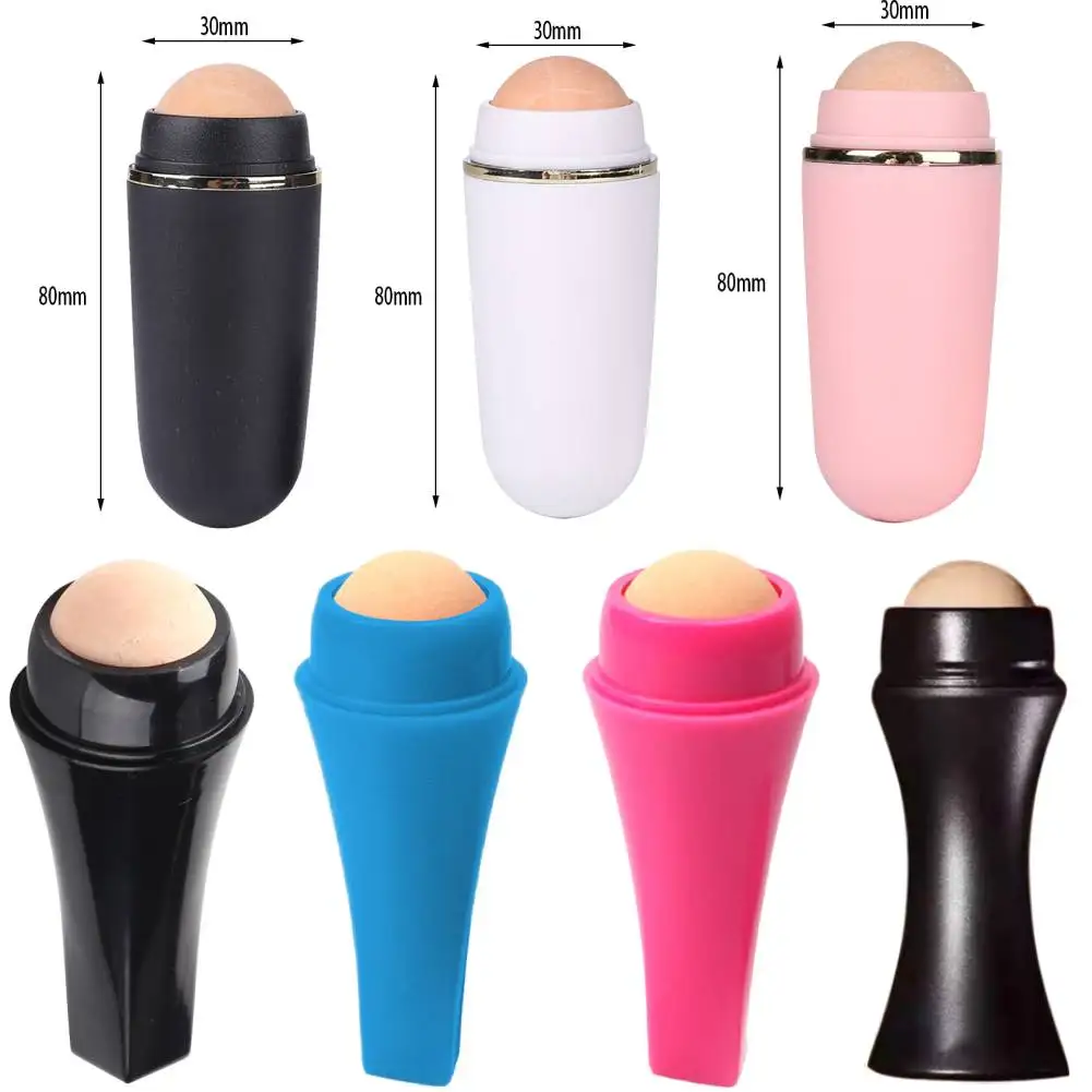 

Natural Volcanic Roller Oil Control Stone Blemish Roller Oil Control Stone Makeup Face Skin Care Tool