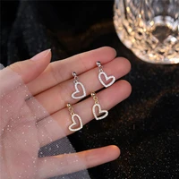 moveski 925 sterling silver japanese pav%c3%a9 zircon hollow heart stud earrings women sweet romantic banquet jewelry