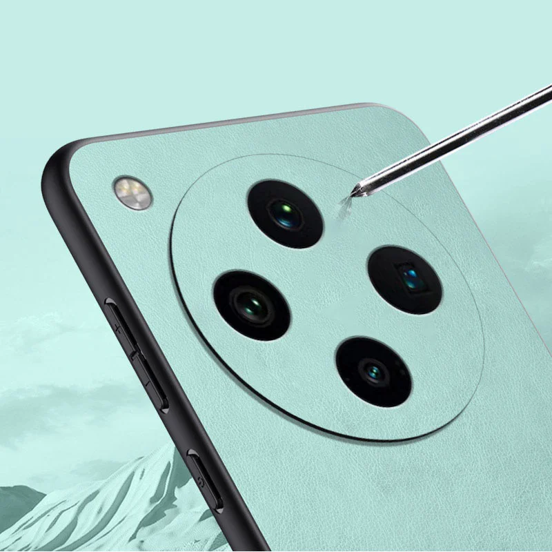 Высококачественный роскошный кожаный мягкий чехол для телефона OPPO Find X8 Pro