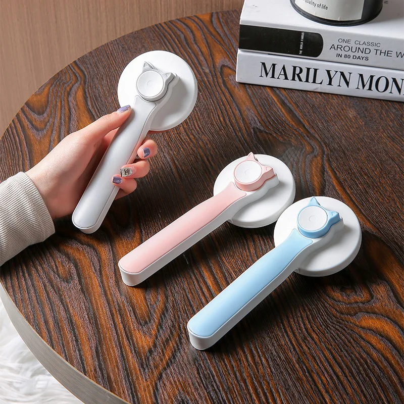 

New Hair Removal Comb Steel Needle Round Head Ear Dog One Button Automatic Brush Exquisite Pet Favorite Hair Removal Comb