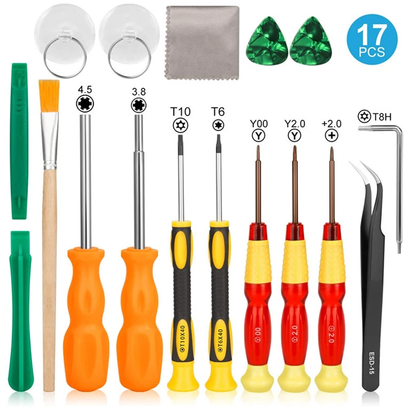 

17 In1 Professional Full Security Screwdriver Game Bit Repair Tool Kit For Nintendo Switch/Joycon New 3Ds And Nintendo Switch