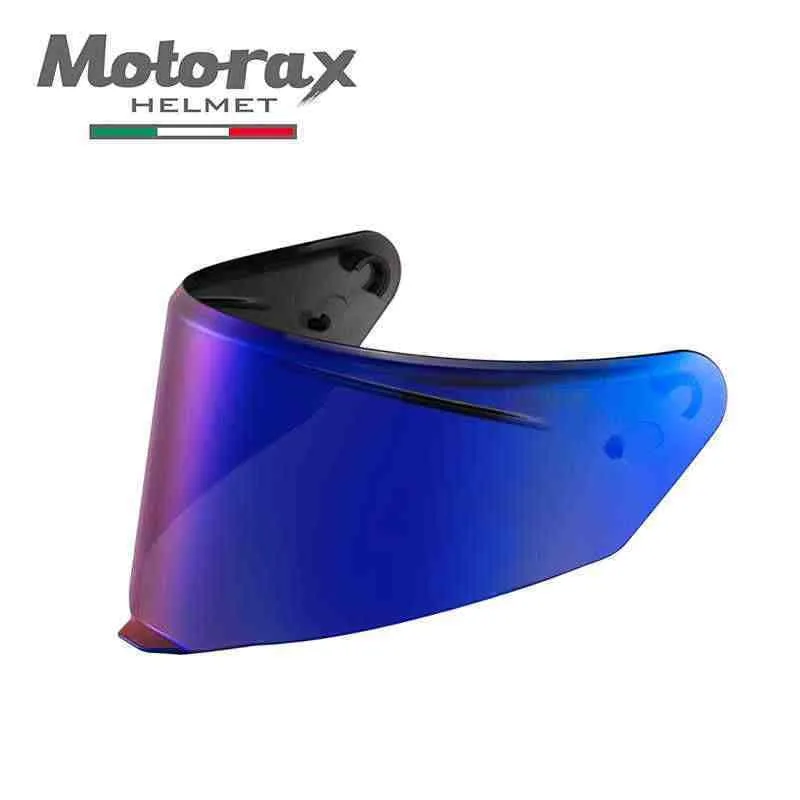 Фото Сменные солнцезащитные козырьки MOTORAX R50S Color Visors с застежкой для шлема R50Spro, ветрозащитные линзы для шлема №4