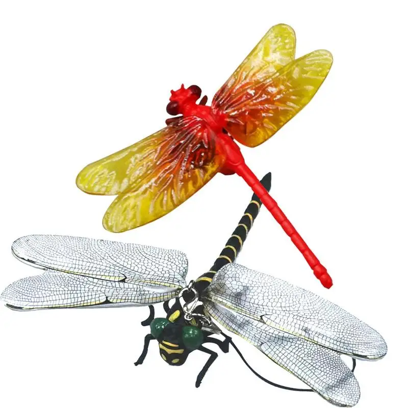 

Outdoor Simulation Dragonfly Insect Model Mosquito Repellent Mini Dragonfly Figure Ornaments Indoor Home Garden Farm Decoration