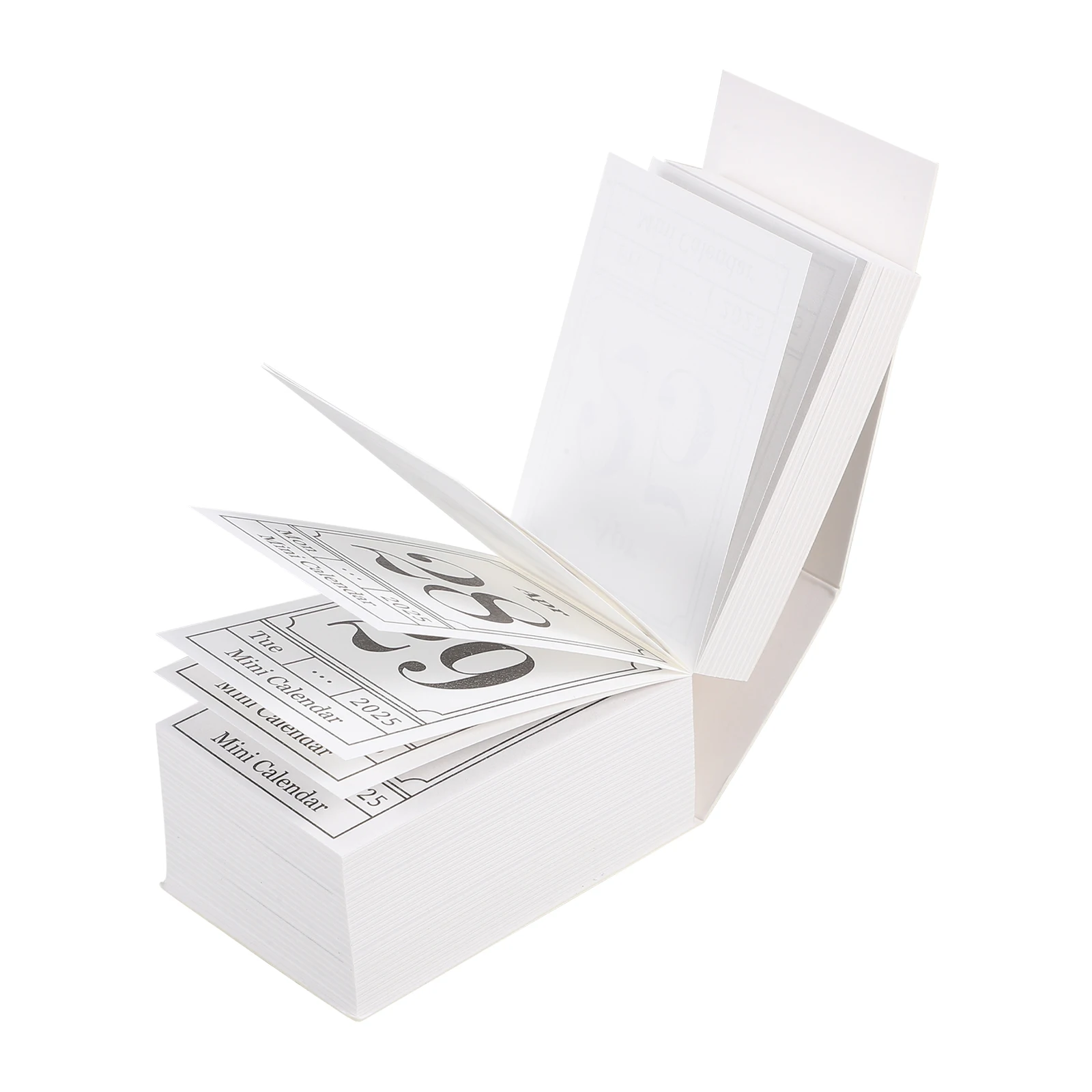 Мини-английский настольный календарь 2025 года креативное украшение для офиса