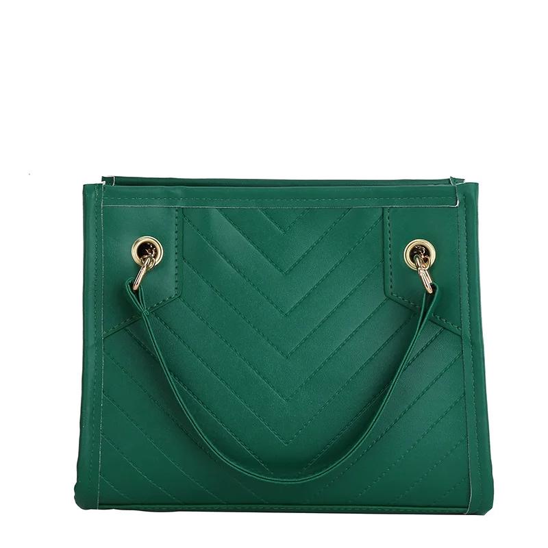 

Women's Fashion Messenger Chain Handbag Women Leather Tide Embroidered Thread Shoulder Tote Bags