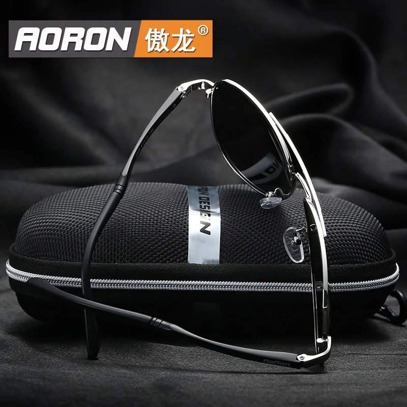 Трансграничные алюминиево-магниевые очки солнцезащитные с жабой красочные