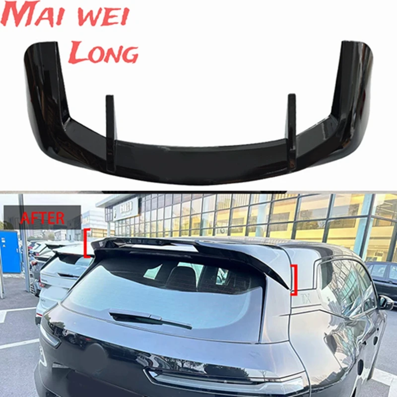 Глянцевый черный спойлер на крышу в стиле MP для BMW IX ix 2023+ гг.