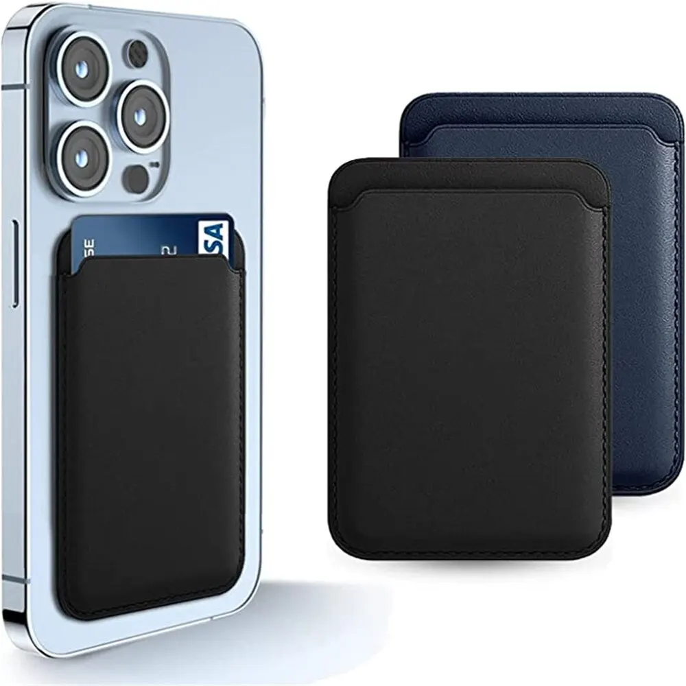 

Кожаный кошелек Magsafe, кредитница с RFID-защитой и магнитом MagSafe, подходит для iPhone 14, 13, 12, 11, Por Max, XR, Xs Max, 7, 8 Plus