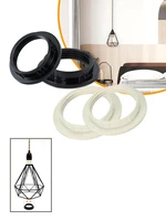 10pcs e14 lampshade ring adapter blackwhite light shades collar ring adaptor bulb holder plastic lamp shade accessories