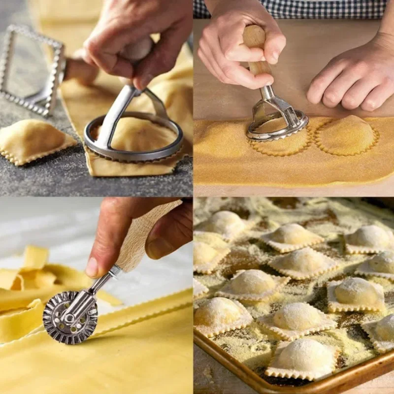 Кружевной принт равиоли форма для печенья из цинкового сплава тиснение цветов по