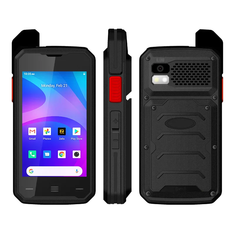 

2022 New Walkie-talki UNIWA F101 IP65 Real PTT Android 4G Celular Smartphone Walkie Talkie with SIM Card