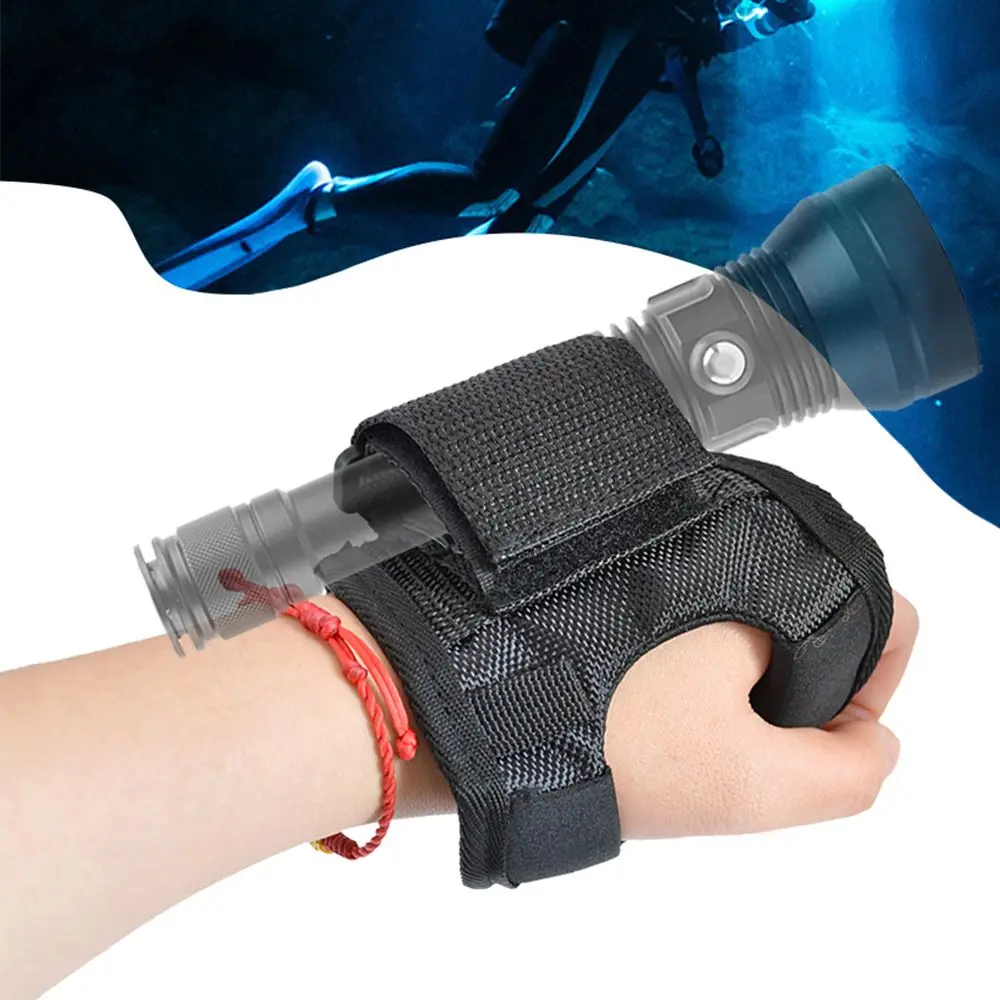 

Flashlight LED Glove Underwater Scuba Hand Free Diving Holder