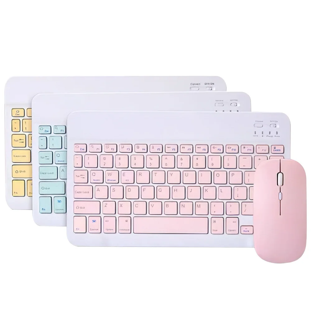 

Беспроводная Bluetooth клавиатура и мышь для планшета IPad Pro Samsung Xiaomi Lenovo IOS Android Windows Tablet