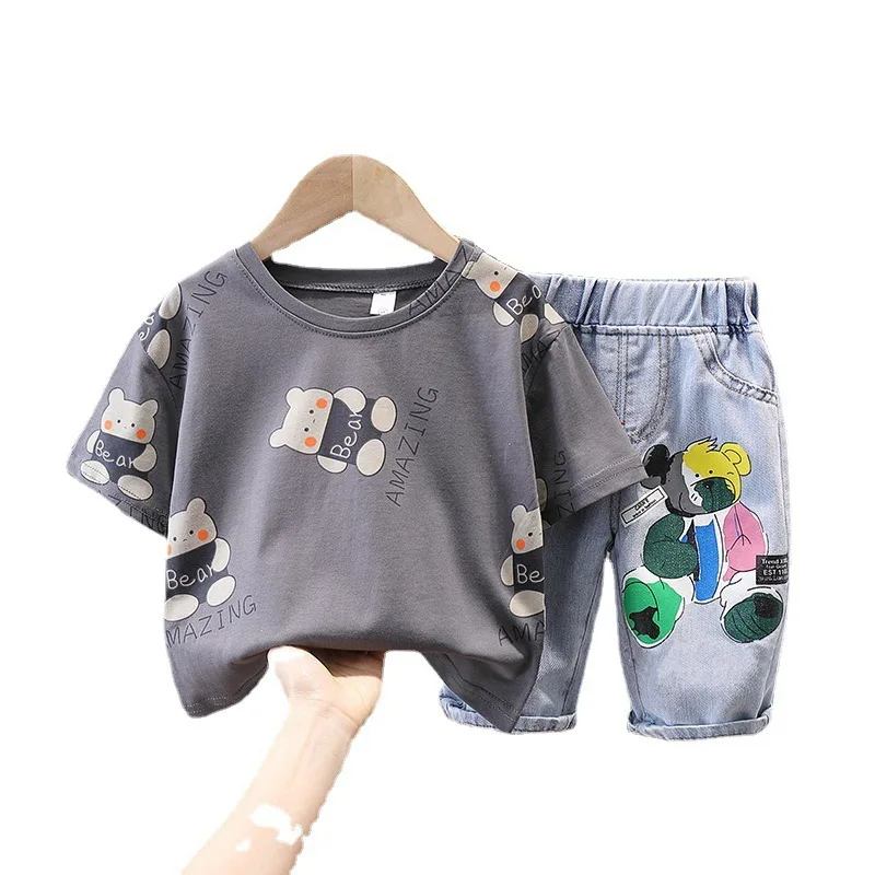 

Brand Designer Toddler Boy Clothes Set Children Baby Kids Clothes Sets Sport Clothing Top + Short 2pcs Outfits Baby Girls Set