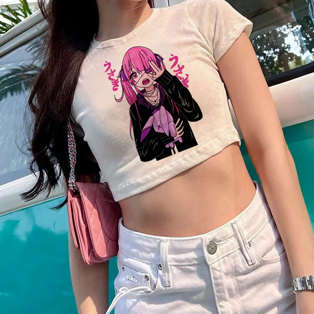 

Y2k аниме футболка 90-х Готический Графический кроп-Топ Женский сказочный Топ kawai 2000s Готическая футболка укороченная
