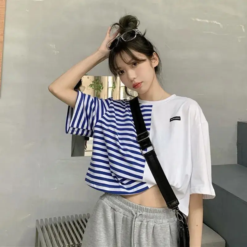 

Укороченная футболка, укороченные топы для женщин, сексуальный женский корсет, женская одежда для друзей, кавайная одежда, Корейская уличная одежда Y2k, модная Kpop