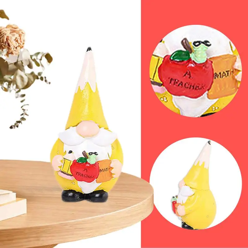 Фото Безликое украшение для куклы, фигурка гнома из смолы, украшение для дома, украшение в виде гнома, ремесла, декор для столешницы в виде гнома, безликое украшение для куклы №1
