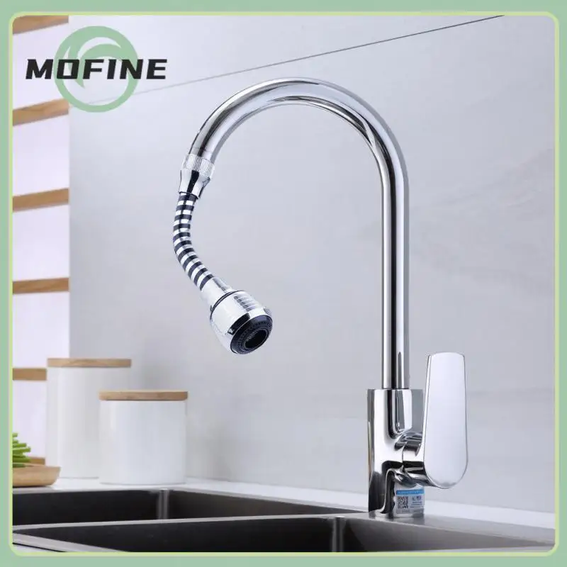 

360 Degree Adjustment Kitchen Faucet Extension Tube Bathroom Extension Water Tap Water Filter Foam Kitchen Faucet Accessories