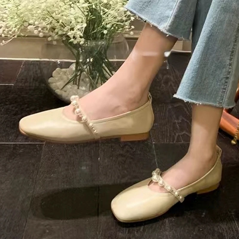 

Fashion Mary Janes Shoes Women Flats Shoes 2022 Summer New Designer Ballet Dance Shoes Dress Casual Slippers Slides Women Shoes