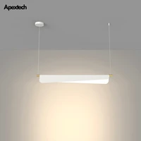 Unique Designed LED Pendant Light Long Bar Dining Room Ceiling Hanging Lamp Modern Kitchen Decor Lighting Fixtures Pendant Lamp