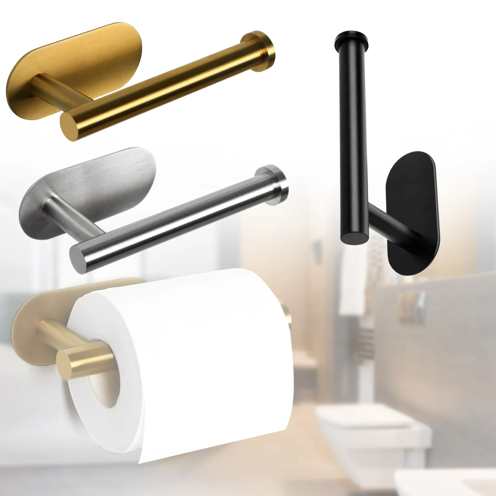 

Самоклеящиеся держатели для полотенец из нержавеющей стали