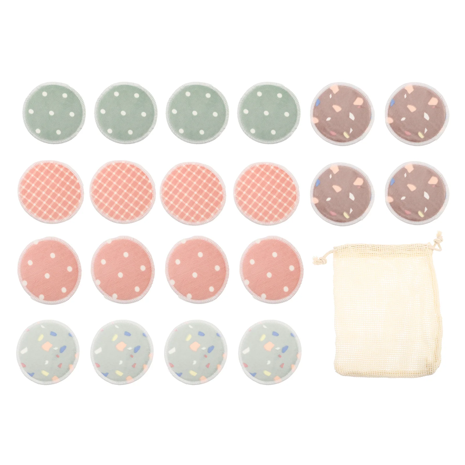 

Pads Makeup Reusable Remover Face Cotton Rounds Wipe Bamboo Cleaning Round Pad Removal Cloth Natural Washing Towel Cleansing