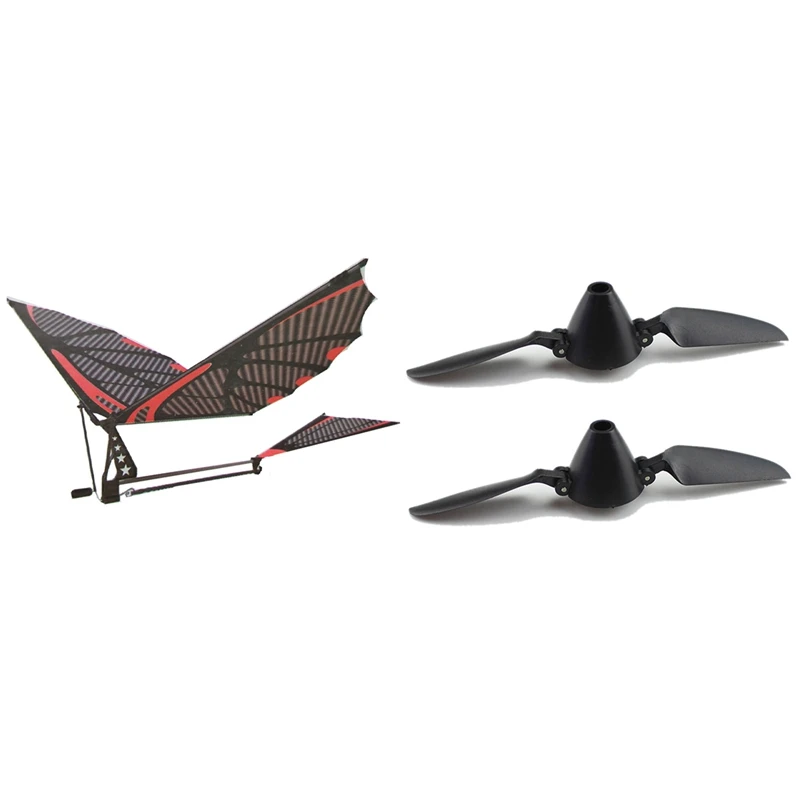 

2 Set RC Car Part: 1 Set Aircraft Assembly Flapping Wing Aircraft Model & 1 Set Xk A800.0006 Propeller Folding Blades