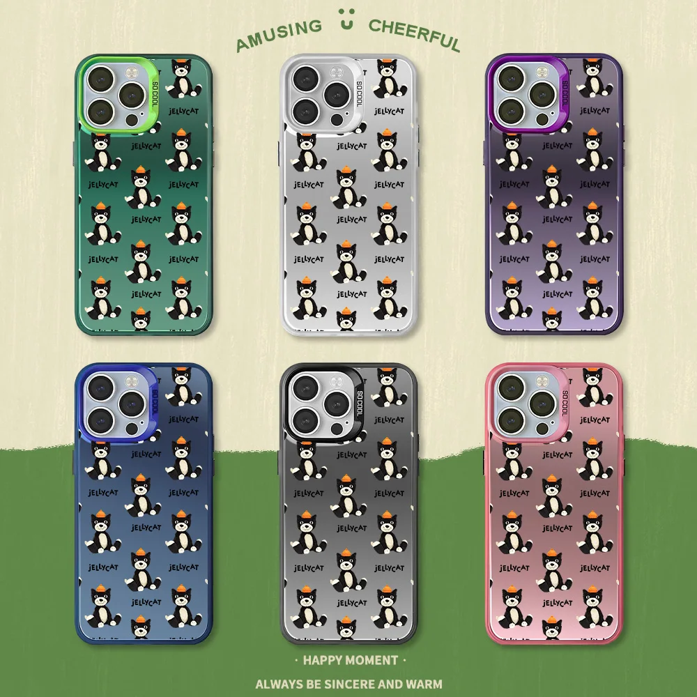 Чехол для телефона Cute Toy Jellycats iPhone 12 11 13 14 15 16 Max Pro Plus лазерная крышка
