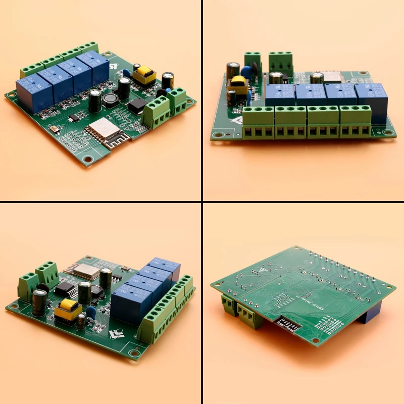 Релейный модуль ESP8266 ESP-12F WIFI 4-Канальный переключатель с задержкой для ARDUINO IDE Smart