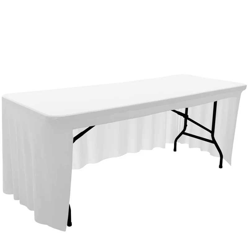 For Wedding Party Banquet Solid Rectangular Cocktail Tablecl